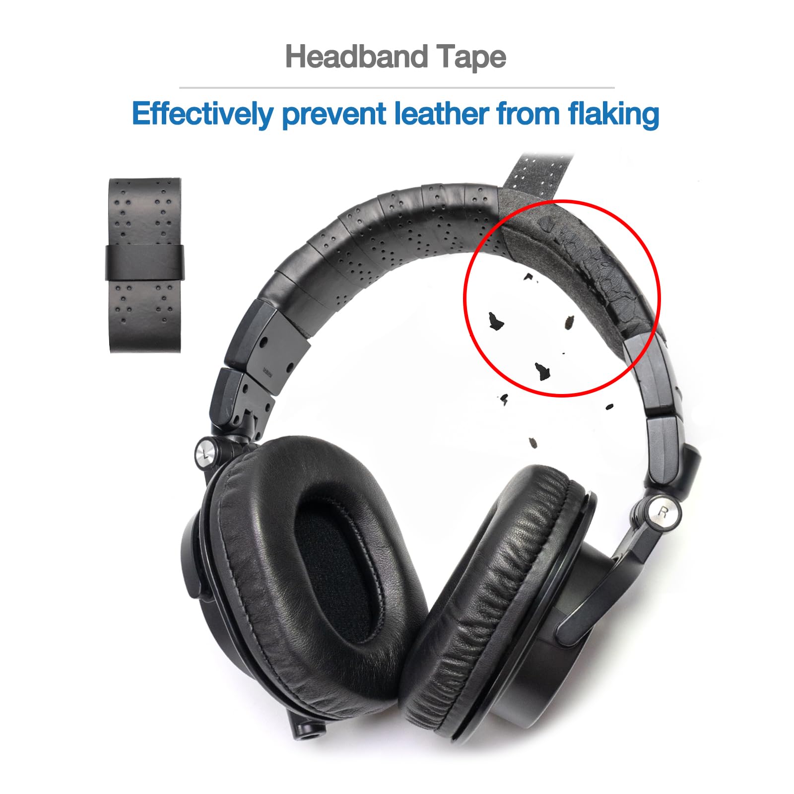 Amazon | Voarmaks M50X ヘッドバンドカバー、二層ネオプレンヘッド